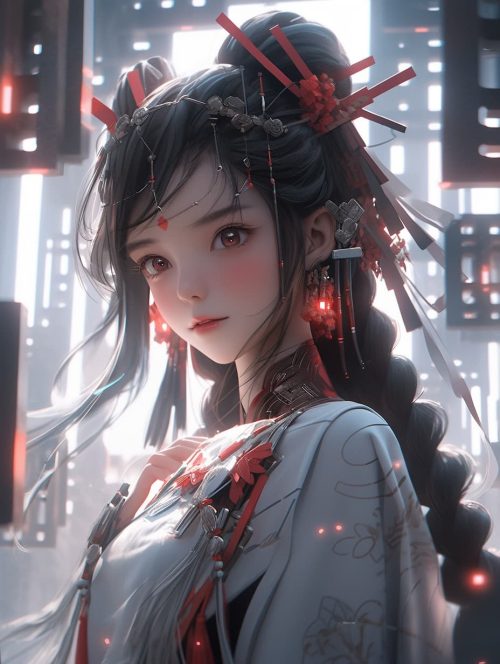 赛博机甲少女-茂屋